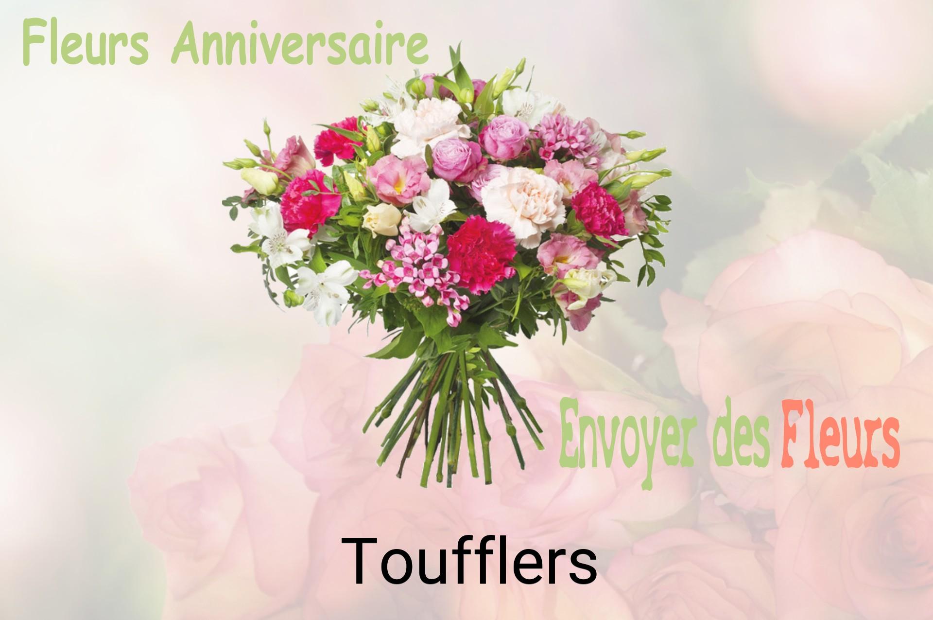 Bouquet de fleurs d’anniversaire livré à Toufflers