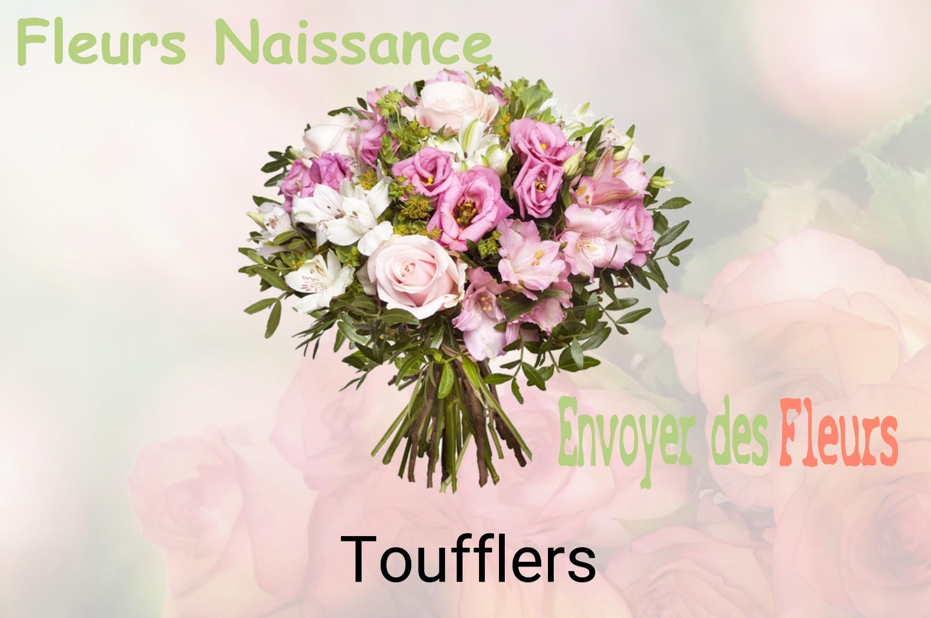 Bouquet de fleurs de naissance livré à Toufflers